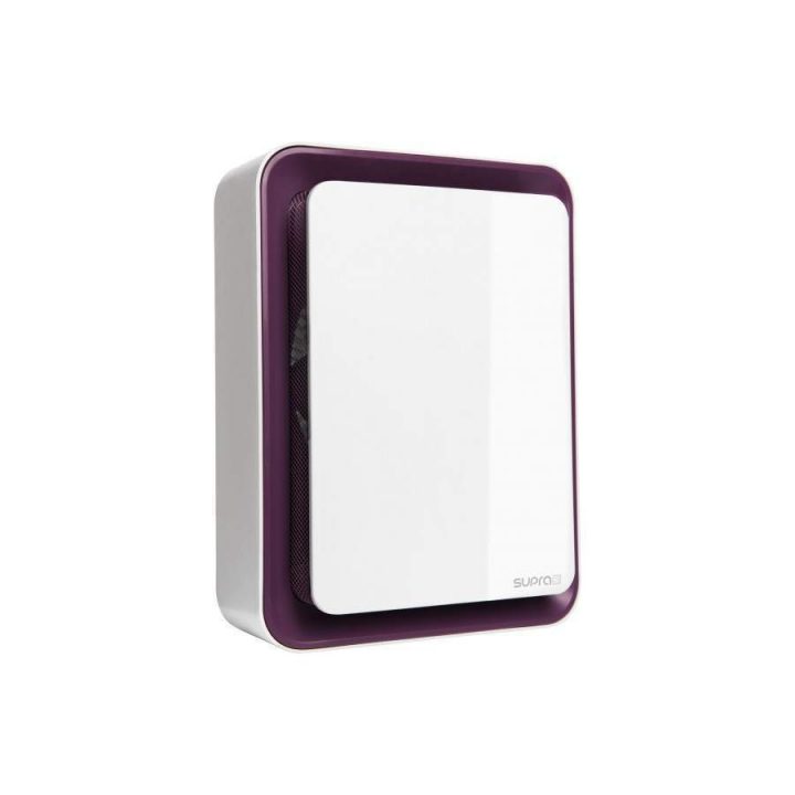 Radiateur Électrique Soufflant Mobile Zitto 12 Blanc Et Aubergine Supra à Radiateur Electrique Soufflant Mural Salle De Bain