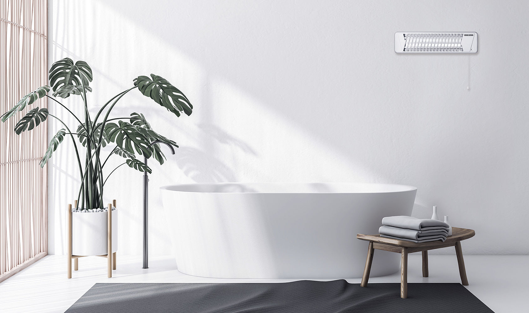 Radiateur Rayonnant Infrarouge Iw: Systec Therm Ag destiné Chauffage Salle De Bain Infrarouge