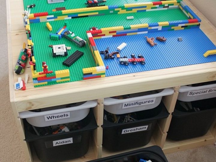 Rangement Pour Lego : Des Solutions Futées À Adopter – Joli concernant Meuble En Lego