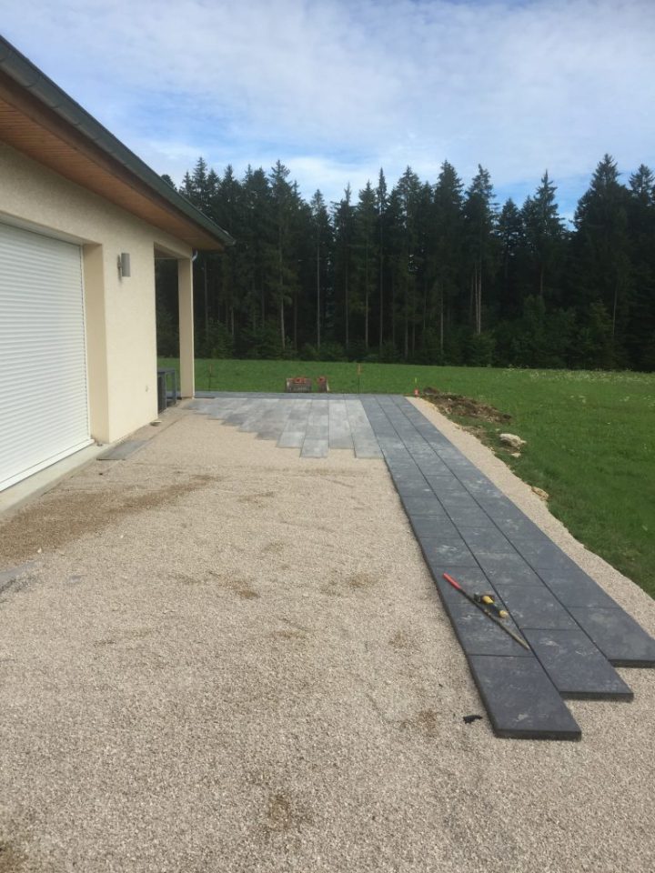Réalisation D’une Terrasse Avec Dalles Béton 60X30, Dalles serapportantà Dalle Terrasse Béton 30X30 Réalisation D’une Terrasse Avec Dalles Béton 60X30, Dalles serapportantà Dalle Terrasse Béton 30X30