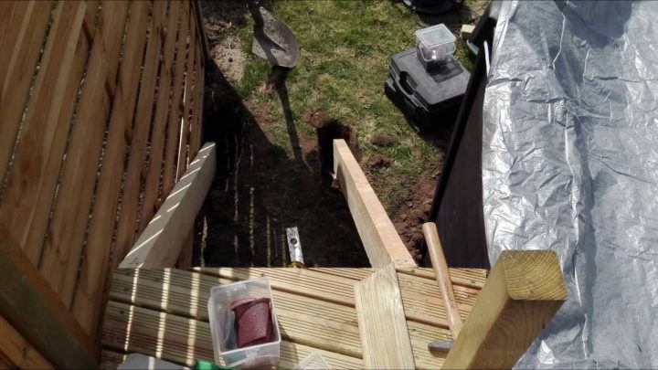 Réalisation Terrasse Bois Sur Pilotis Autour D'Une Piscine à Terrasse Bois Sur Terre