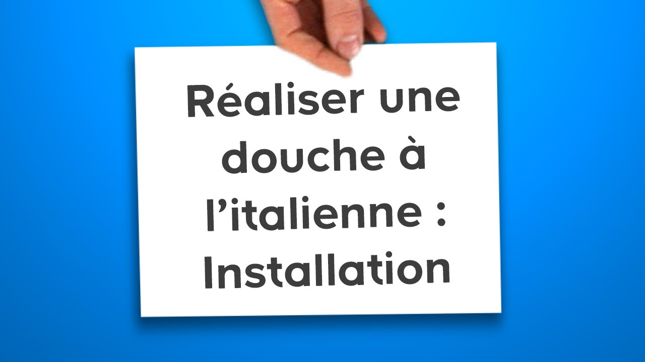Réaliser Une Douche À L'italienne : Installation (Castorama) intérieur Douche À L Italienne Castorama