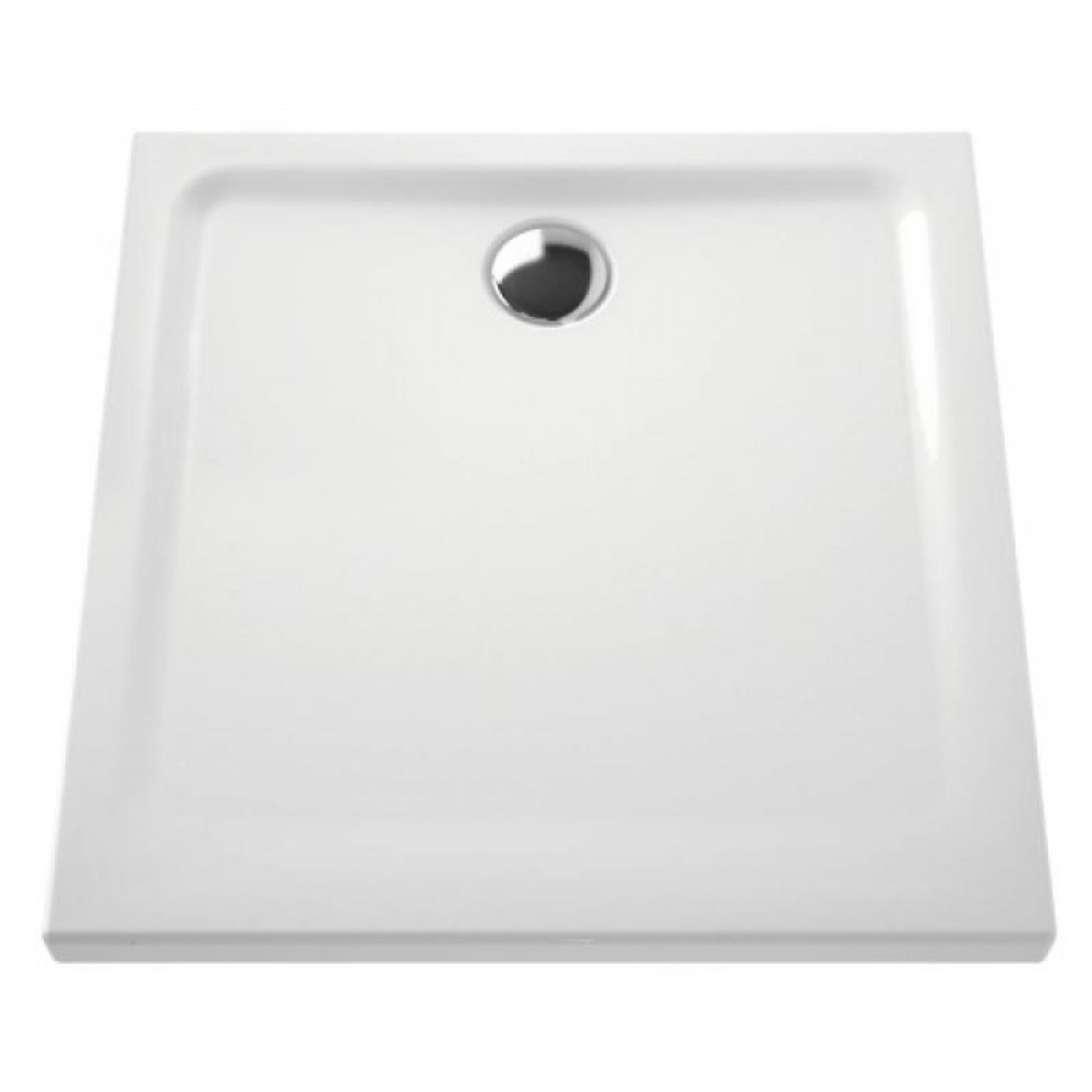 Receveur À Poser Extra-Plat En Céramique - 80X80 Cm Vitra Sur Bricozor tout Bac À Douche Extra Plat