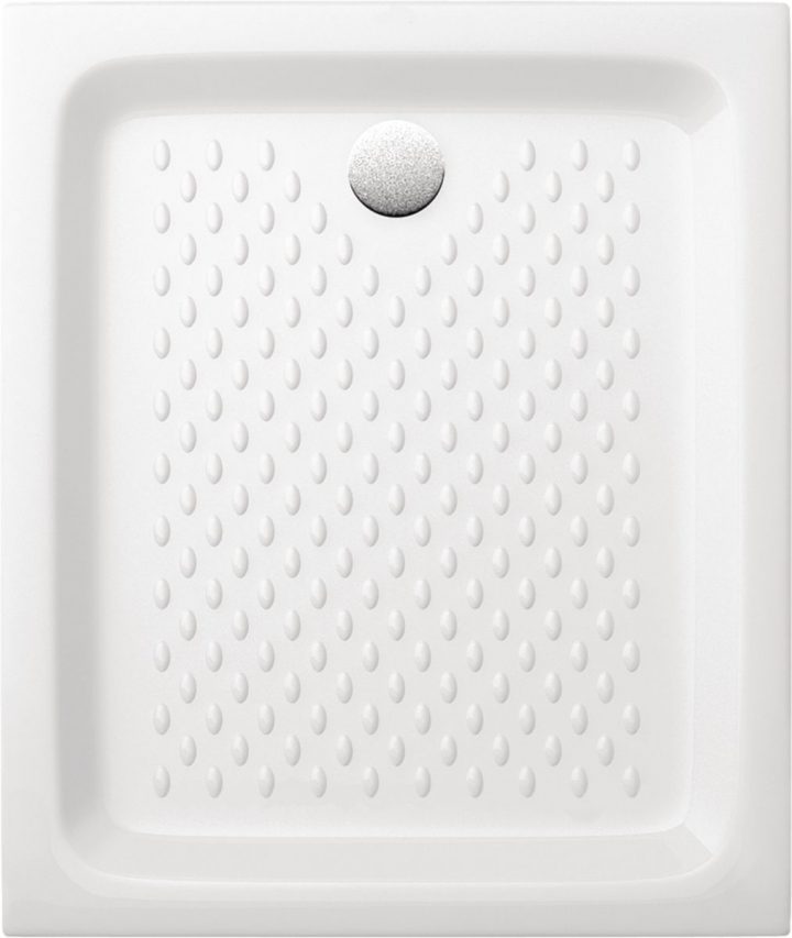 Receveur À Poser Verseau2 100 X 80 Cm Grès Blanc avec Bac À Douche 80X100