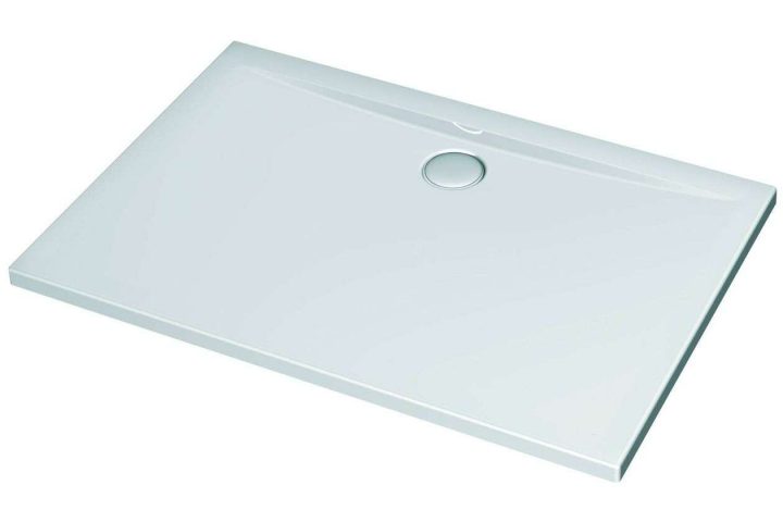 Receveur De Douche 120X80 Ideal Standard Universal 1200X800X25Mm  Rectangulaire Blanc intérieur Receveur Douche 120X80