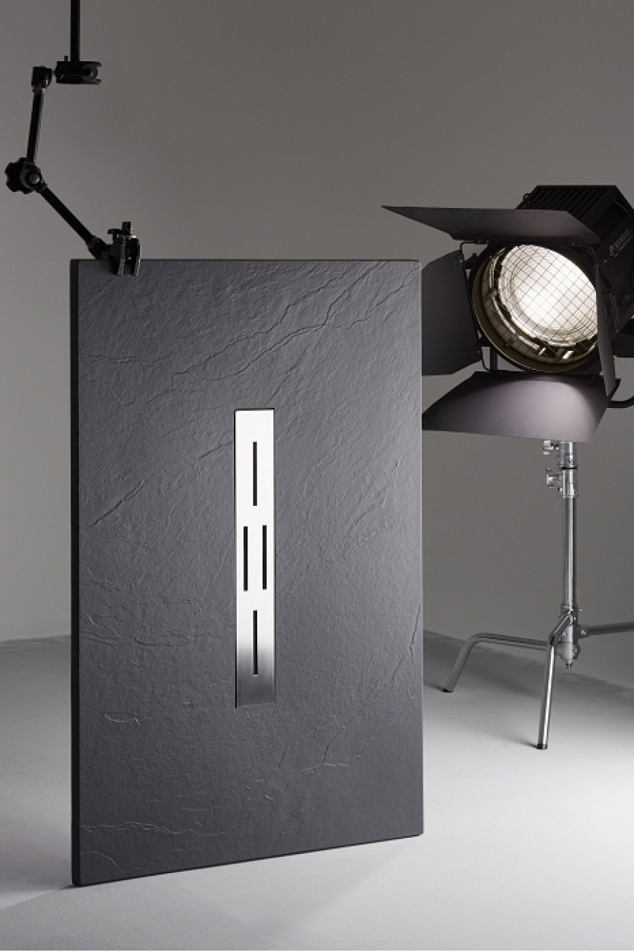Receveur De Douche 70X100 Graphite Écoulement Linéaire Ardesia avec Receveur De Douche 70X100
