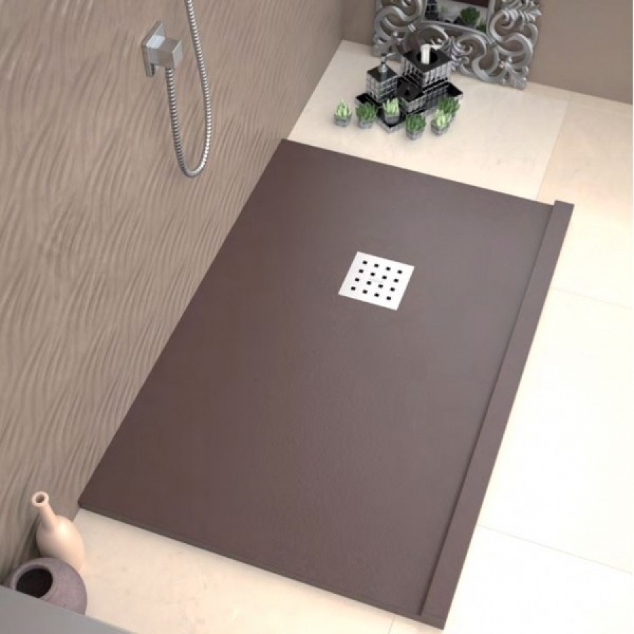 Receveur De Douche 70X100 Liso Enmarcado Frontal Graphite concernant Receveur De Douche 70X100