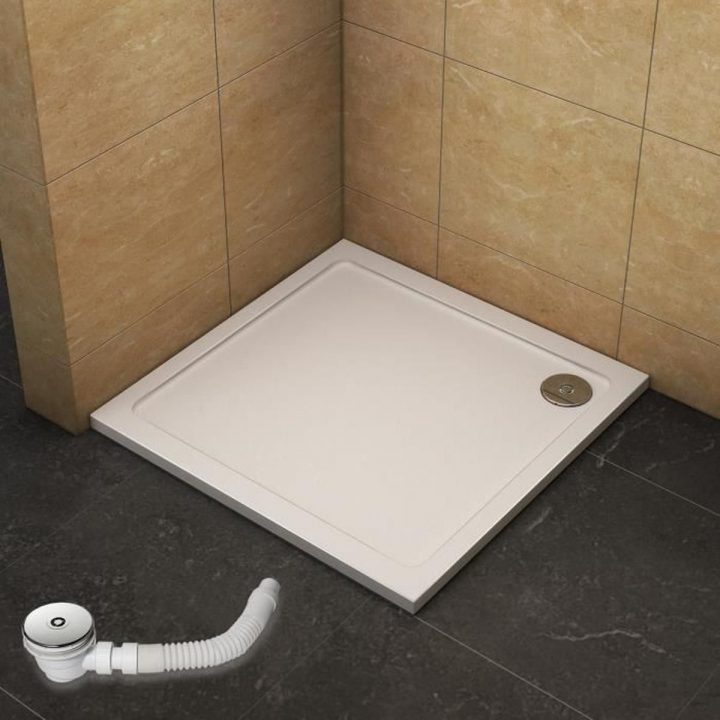 Receveur De Douche 70X70Cm,hauteur:3Cm,livré Avec La Bonde encequiconcerne Receveur De Douche 70X70