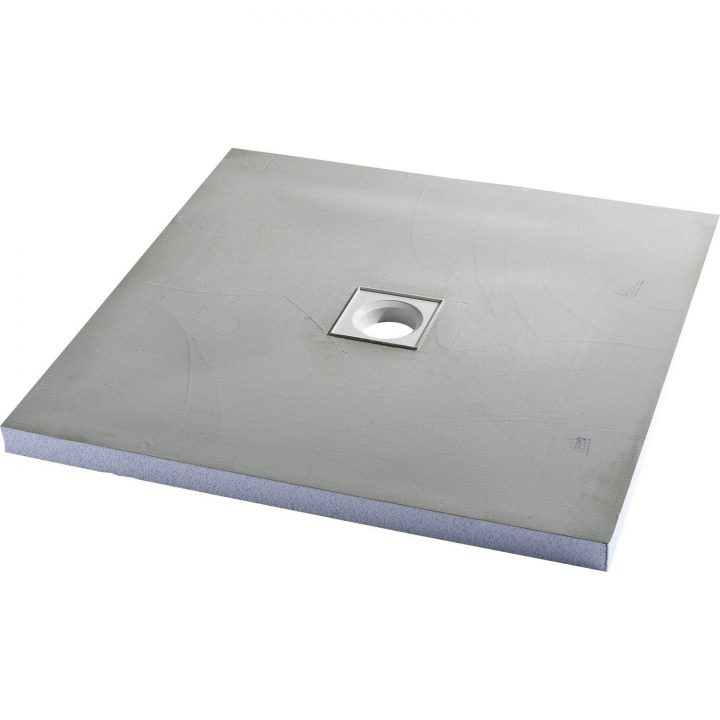 Receveur De Douche À Carreler Carré L.90 X L.90 Cm, Lux encequiconcerne Receveur De Douche À Carreler Recoupable