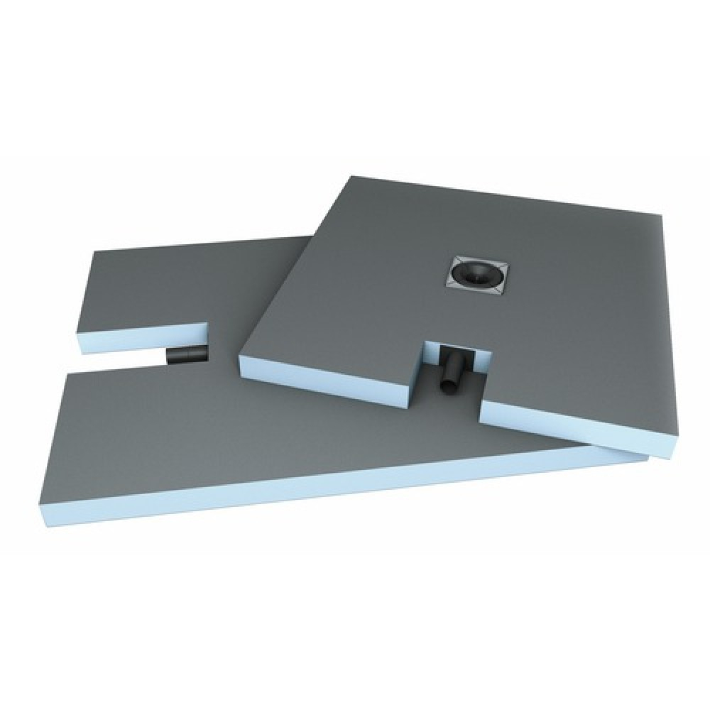 Receveur De Douche À Carreler - Extra-Plat - Avec Bonde -Wedi Fundo Plano  Wedi Sur Bricozor à Receveur De Douche Extra Plat 90X90