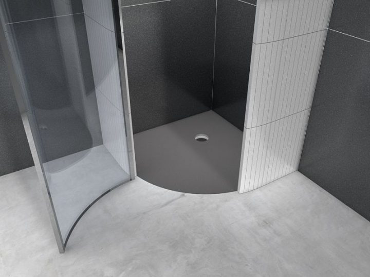 Receveur De Douche À Carreler, Quart De Rond, Écoulement destiné Bac À Carreler