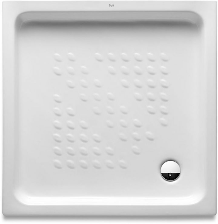 Receveur De Douche À Poser Céramique Italia 900 X 900 Mm, Blanc Réf  A3740Hh000 dedans Receveur Douche Ceramique