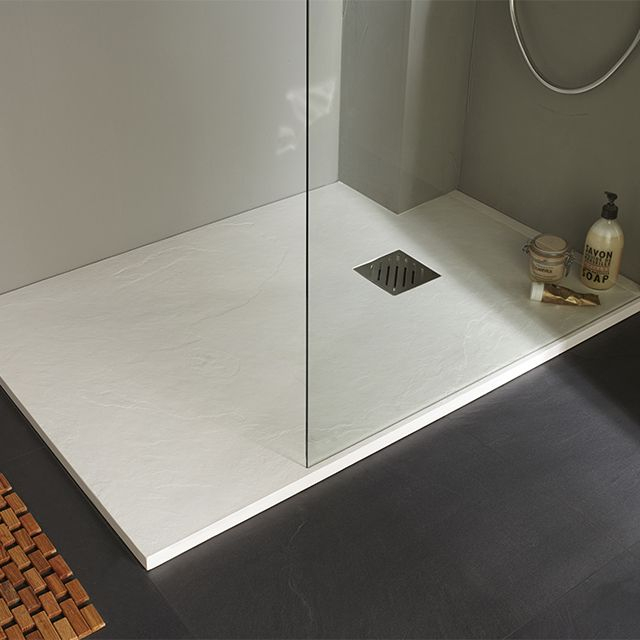 Receveur De Douche À Poser Extra Plat Blanc 80 X 120 Cm encequiconcerne Bac De Douche 140X90