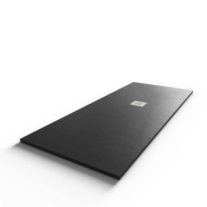 Receveur De Douche Anthracite Extraplat 2.2Cm Slimmer – 170X70Cm encequiconcerne Receveur De Douche Extra Plat 120X90