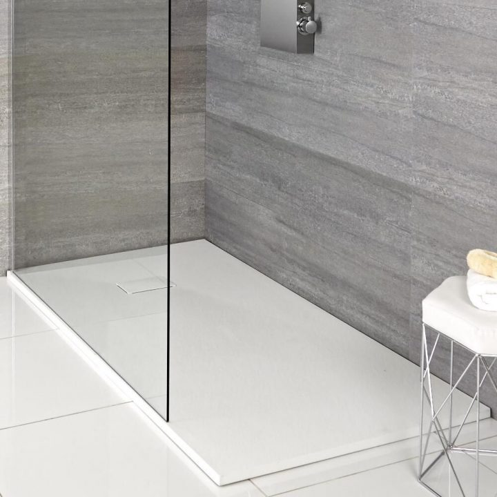 Receveur De Douche Blanc Rectangulaire 140X90Cm – Rockwell intérieur Receveur Douche 140X90