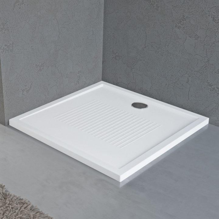 Receveur De Douche Carré, Extra Plat De La Marque Novellini intérieur Bac De Douche