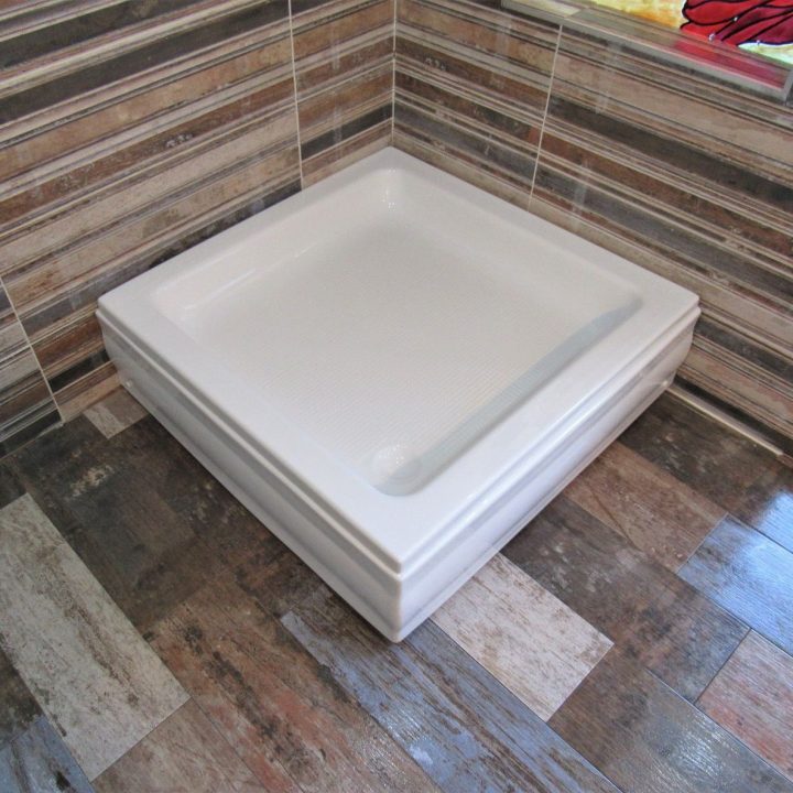 Receveur De Douche Carré – Hydrobs – Surélevé / En Acrylique à Bac Douche 90X90