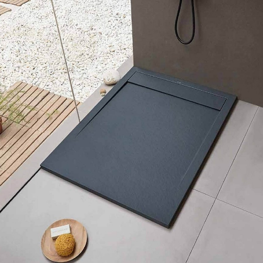 Receveur De Douche Clever Anthracite - 100 X 100 Cm pour Receveur Douche 100X100