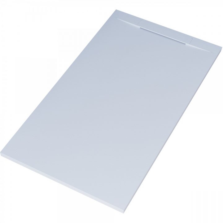 Receveur De Douche Effet Pierre Blanche | Vincent à Receveur De Douche 110X90