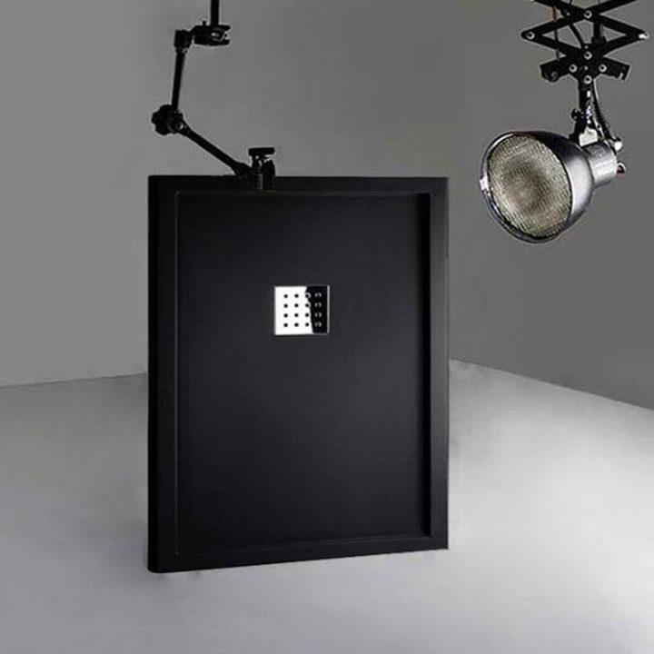 Receveur De Douche En Gel Coat Avec Rebords Liso Enmarcado encequiconcerne Receveur Noir 120X90
