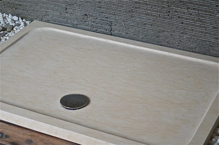Receveur De Douche En Marbre D'égypte 140X90 Spacium Sunny avec Receveur Douche 140X90