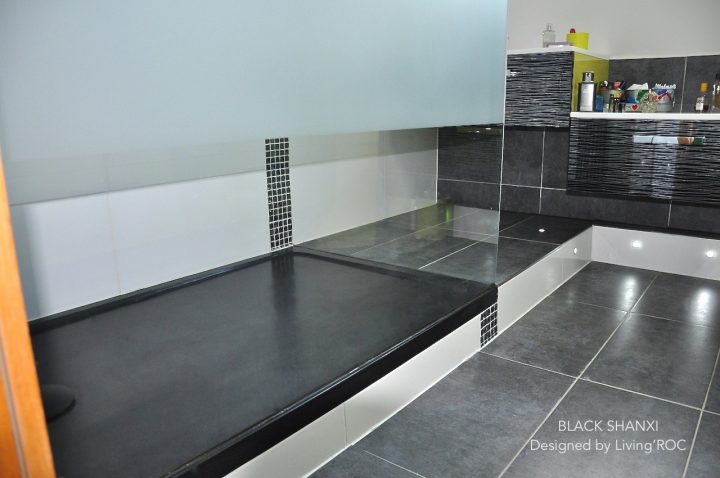Receveur De Douche En Pierre 180X90 Granit Noir Dalaos Shadow destiné Receveur De Douche 180X90 Receveur De Douche En Pierre 180X90 Granit Noir Dalaos Shadow destiné Receveur De Douche 180X90