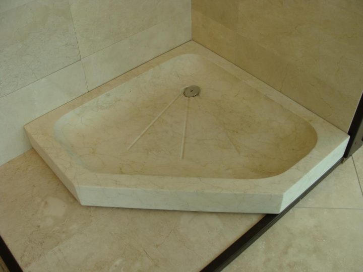 Receveur De Douche En Pierre, Marbre, Granit Et Travertin tout Bac De Douche Sur Mesure