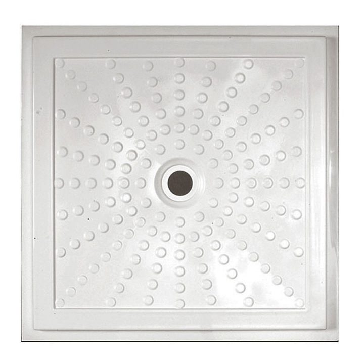 Receveur De Douche En Pvc 70 X 70 Cm Nofer dedans Receveur De Douche 70X70
