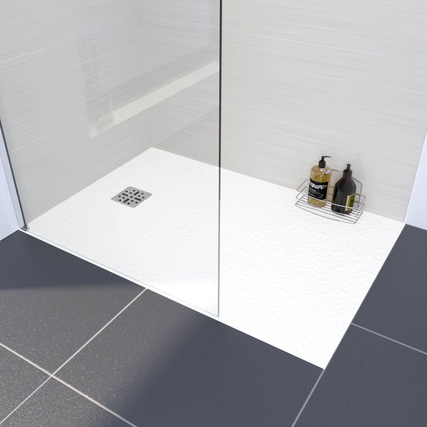 Receveur De Douche Extra-Plat Bali Résine, Rectangulaire dedans Bac À Douche Extra Plat