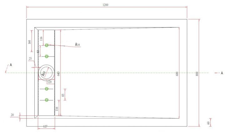 Receveur De Douche Extra Plat En Pierre Solide(Solid Stone encequiconcerne Receveur De Douche Extra Plat 120X80