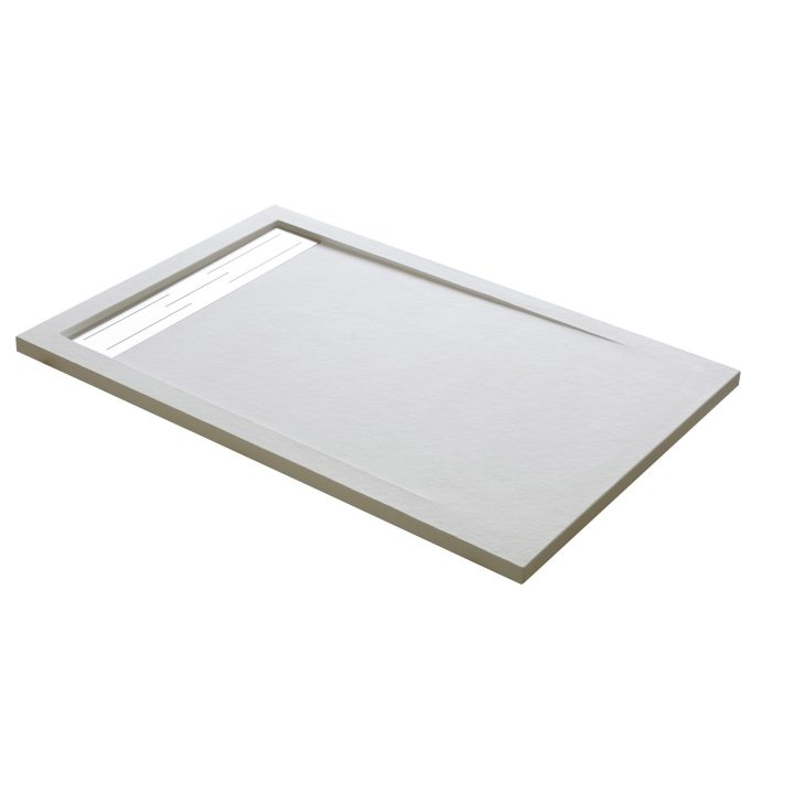 Receveur De Douche Extraplat Rectangulaire L.100 X L.70 Cm encequiconcerne Bac De Douche Castorama