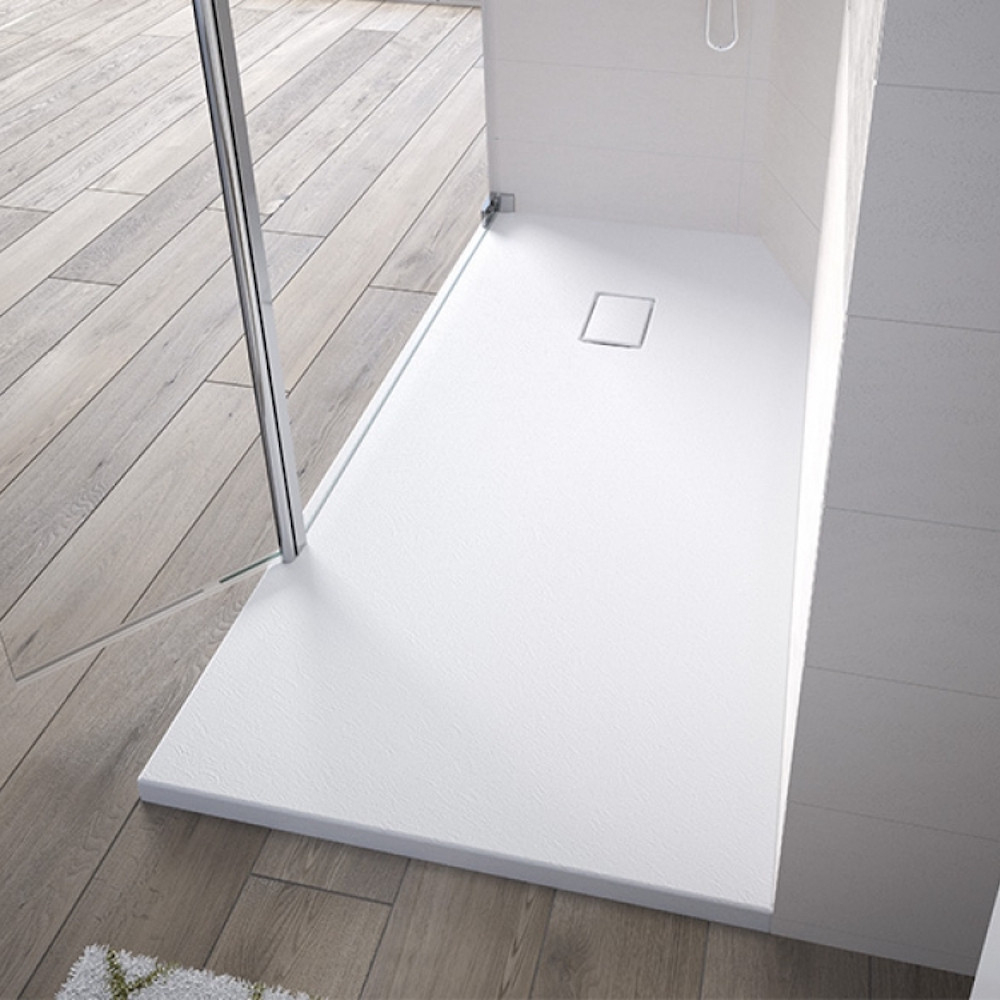 Receveur De Douche Recoupable Kinedo Kinesurf Pietra encequiconcerne Receveur Douche 100X100