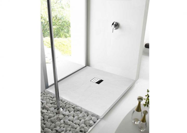 Receveur De Douche Rectangulaire 120X90 En Gel Coat encequiconcerne Receveur Noir 120X90