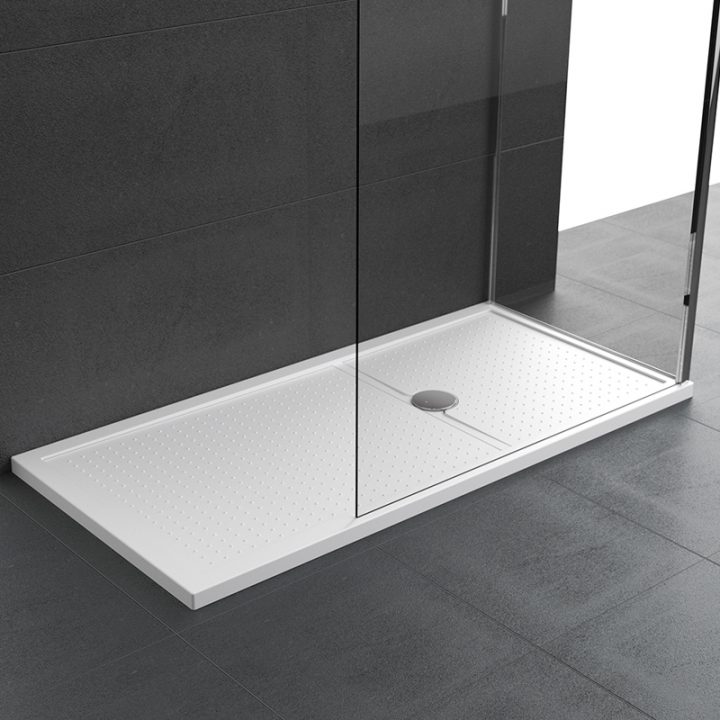 Receveur De Douche Rectangulaire Blanc Antidérapant 170 X dedans Receveur De Douche 140X90 Blanc