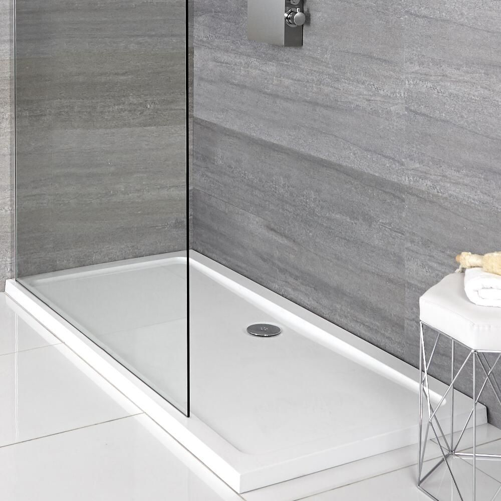 Receveur De Douche Rectangulaire - Blanc - Choix De Tailles - Maxon concernant Baque A Douche
