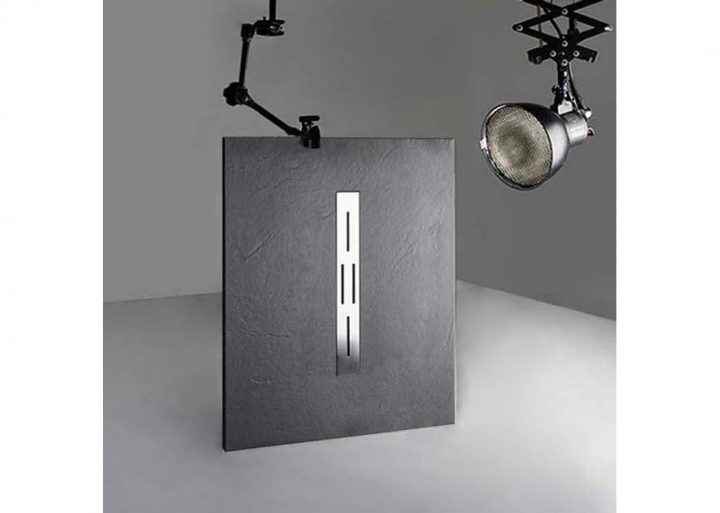 Receveur De Douche Rectangulaire En Gel Coat Ardesia concernant Receveur Noir 120X90