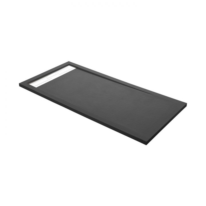 Receveur De Douche Rectangulaire L.140 X L.90 Cm, Résine tout Receveur De Douche À Carreler Recoupable