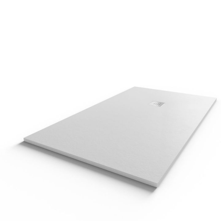 Receveur De Douche Ultra-Plat Blanc Résibac 100X80 Cm à Receveur De Douche 100X80