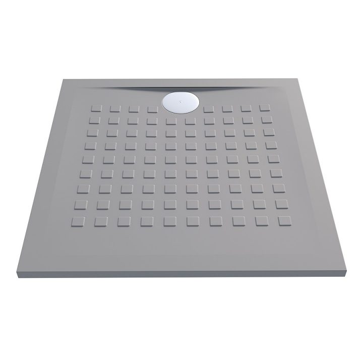 Receveur De Douche Ultra-Plat Blanc Résibac 80X80 Cm à Bac À Douche 80X80