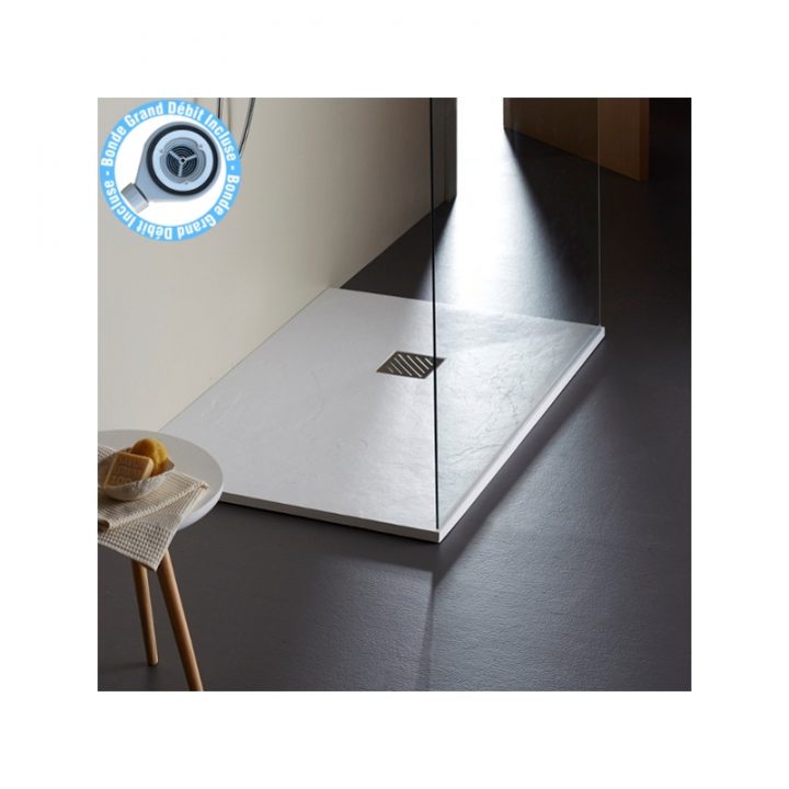 Receveur Extra Plat Blanc – Receveurs Pour Douche Grande concernant Receveur Extra Plat 140X90