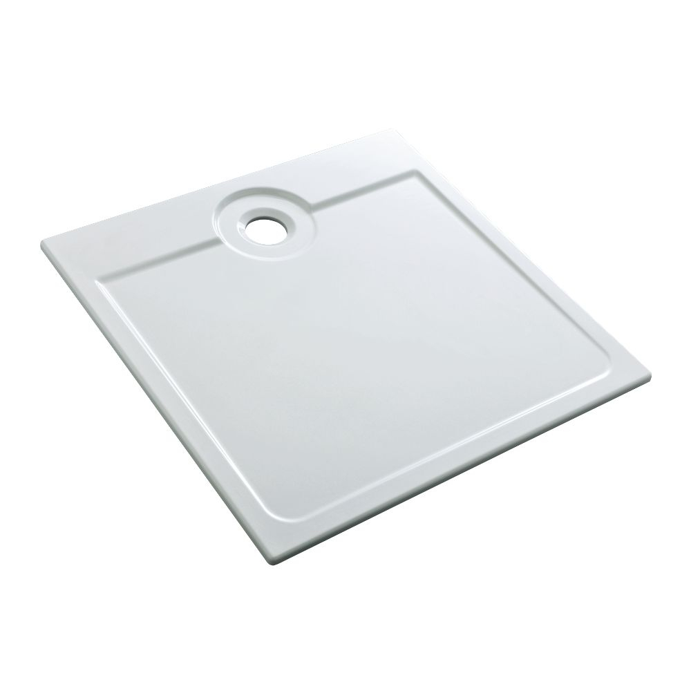 Receveur Latitude Céramique Ultra-Plat À Encastrer De 90 X 90 Cm, Pour  Bonde De 90 Mm, Avec Traitement Du Fond De Cuve Antiglisse Réf. 00711 serapportantà Receveur De Douche Extra Plat 90X90