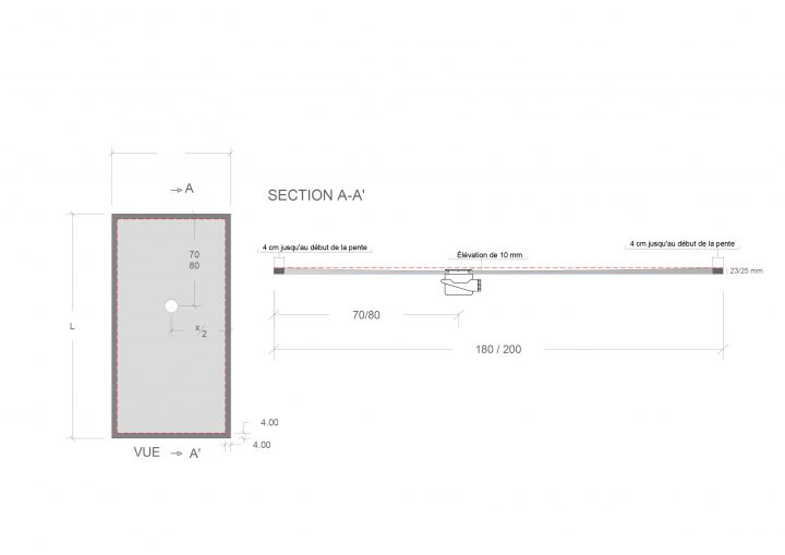 Receveurs De Douche Neolith intérieur Pente Evacuation Douche Receveurs De Douche Neolith intérieur Pente Evacuation Douche