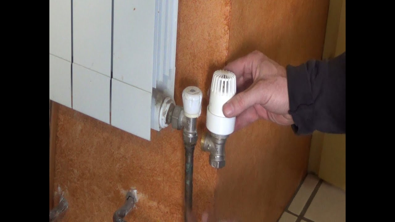 Remplacer Un Robinet Manuel De Radiateur Par Un Robinet Thermostatique serapportantà Changer Un Robinet Thermostatique