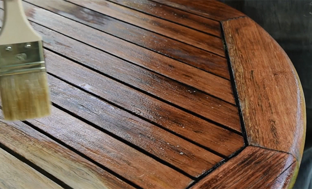 Renover-Table-Jardin-Bois-Exotique-4505 | Relooker Meubles à Salon De Jardin Bois Exotique