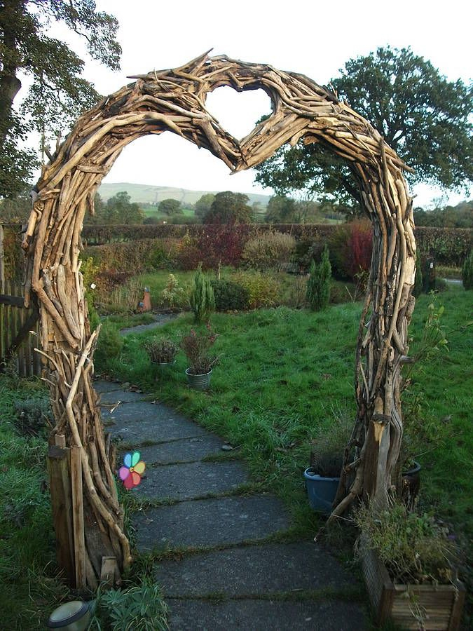 Rental: Drift Wood Arch. | Driftwood Wedding Arches avec Arche De Jardin En Bois