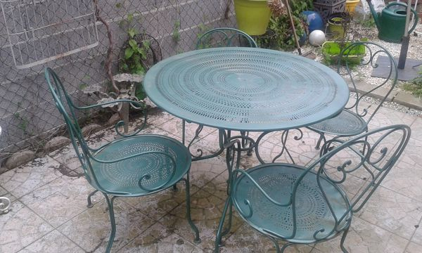 Repeindre Un Salon De Jardin En Fer Forgé – Mailleraye.fr à Salon De Jardin Fer Forgé Leclerc