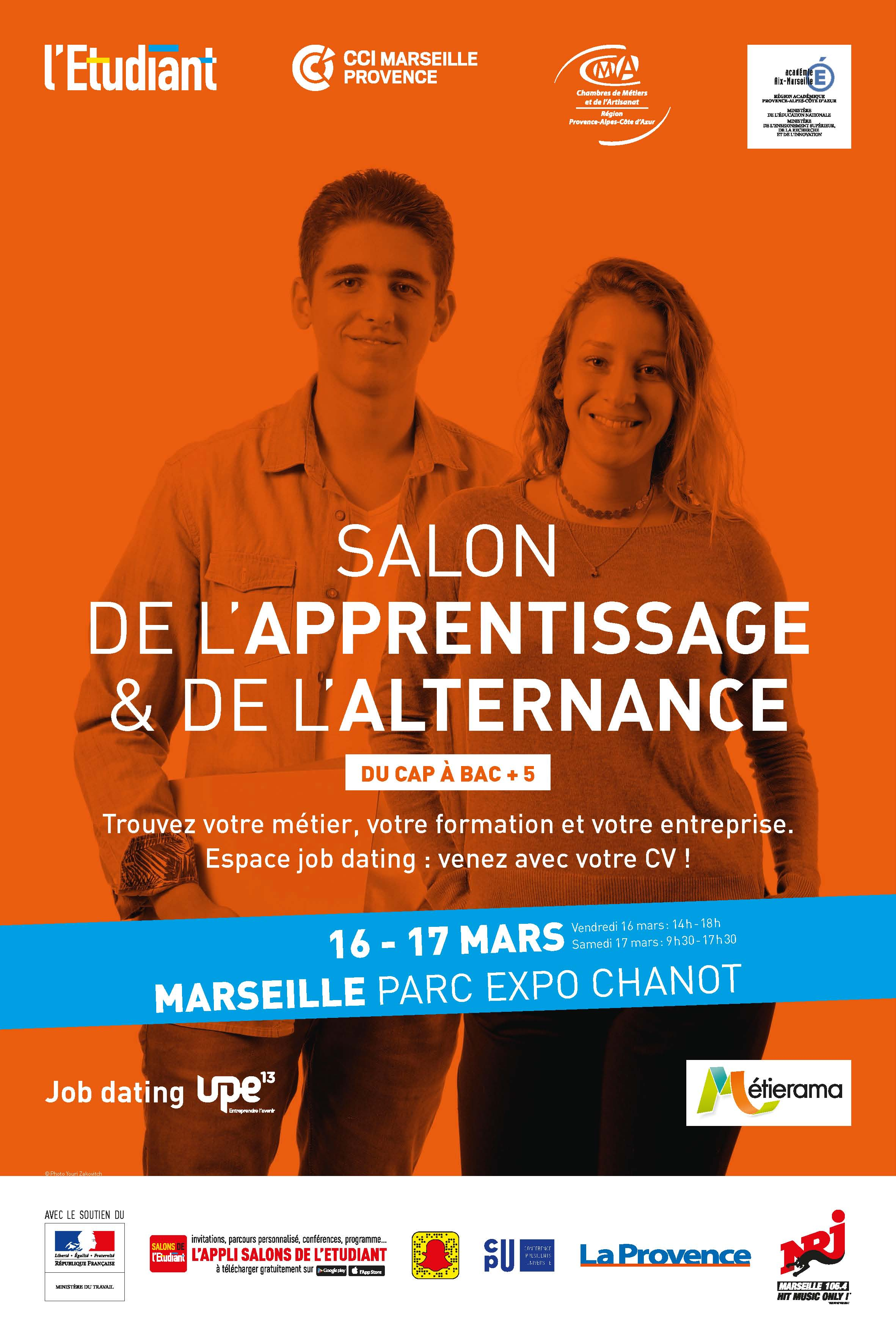 Retrouvez-Nous Au Salon De L'apprentissage Et De L à Chambre Des Métiers Marseille
