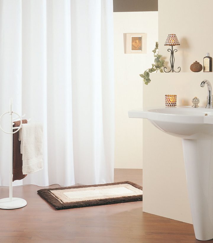 Rideau De Douche Emaux (120 X 200 Cm) – Blanc Grdew120X200 intérieur Rideau De Douche 120X200