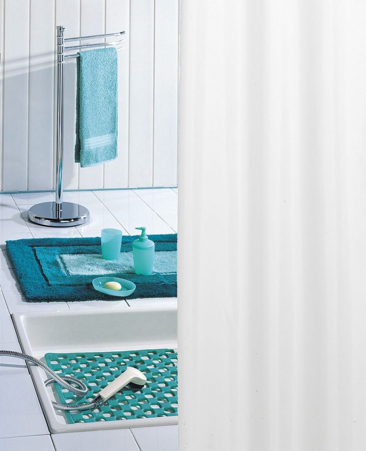 Rideau De Douche Peva (120 X 200 Cm) – Blanc G0363122001 avec Rideau De Douche 120X200