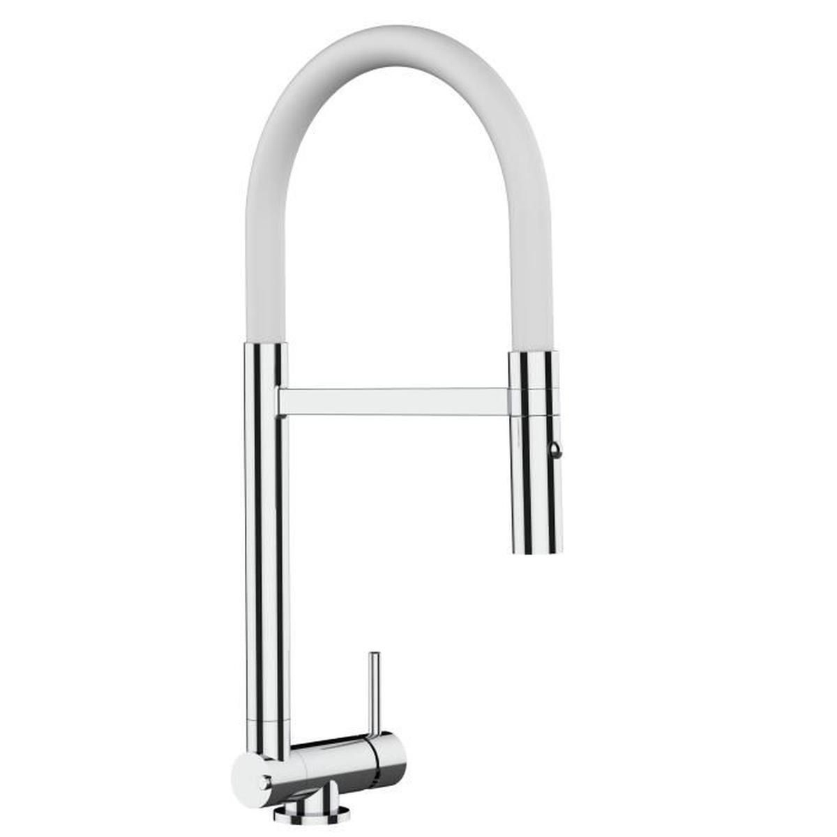 Robinet Cuisine Rabattable 6 Cm Sous Fenêtre Bec Noir Quartz avec Robinet Pliable Sous Fenetre
